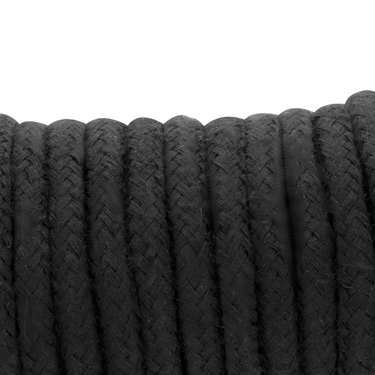 Cordone BDSM in cotone Black - Gioco di Dominazione Sicuro